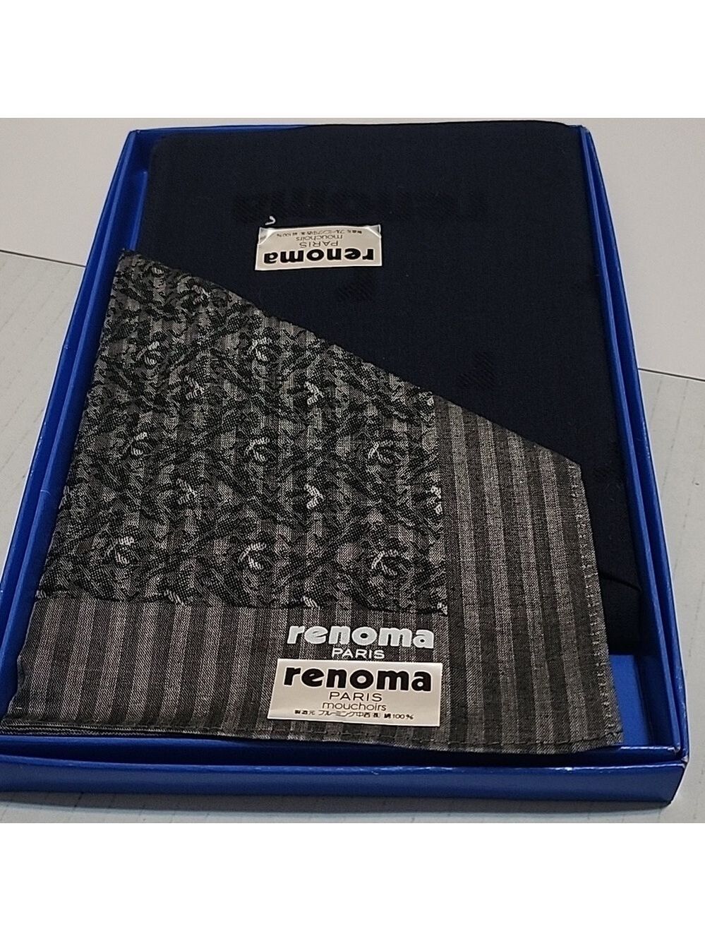Renoma 2pcs Handkerchief Cotton Brandnew